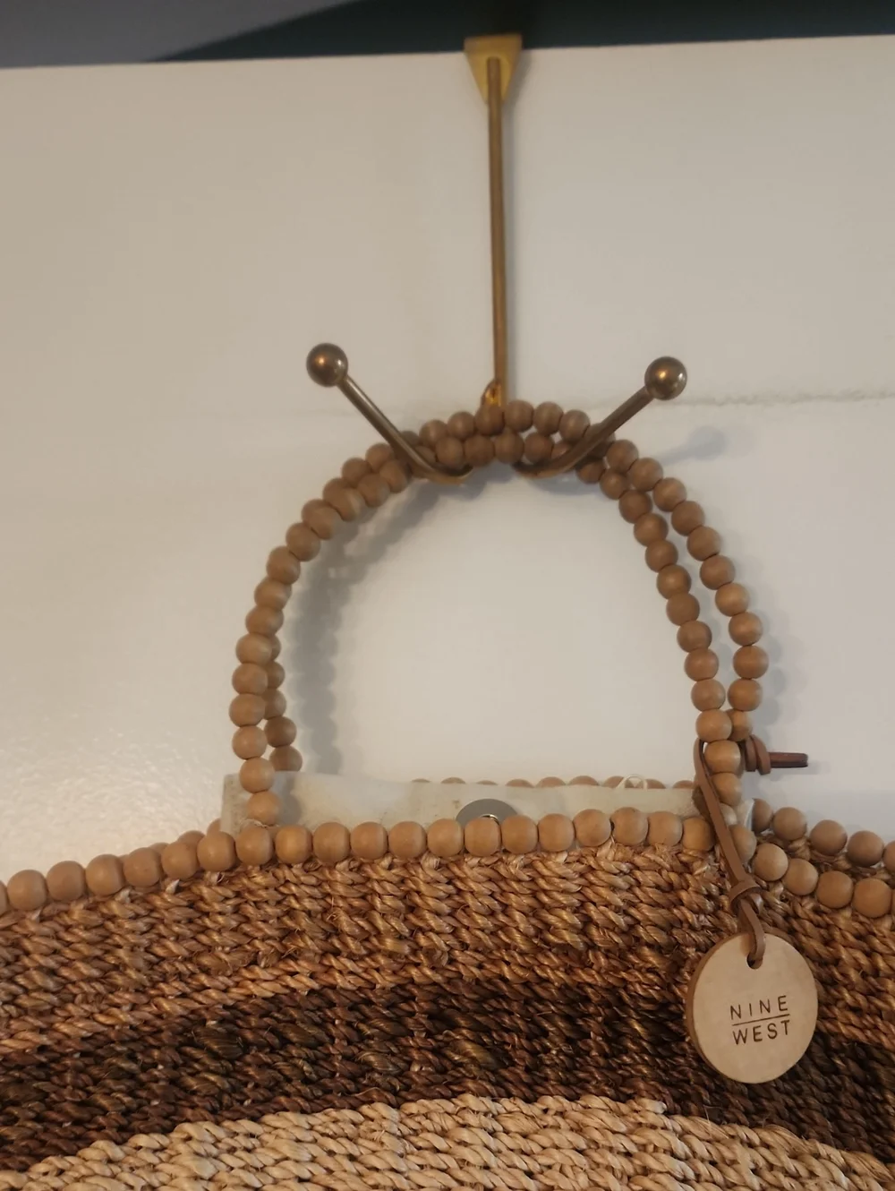 Nine West drop tote 8in